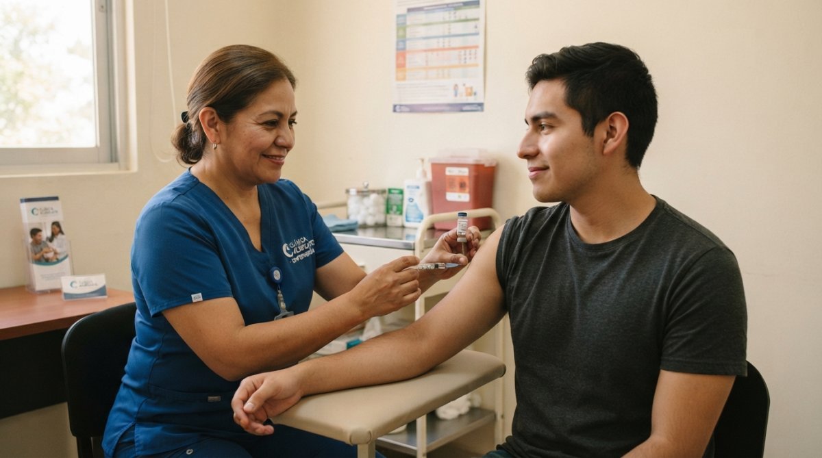Profesional de salud en un entorno clínico